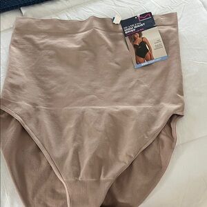 Maidenform High-Waist Shaping Brief in Taupe